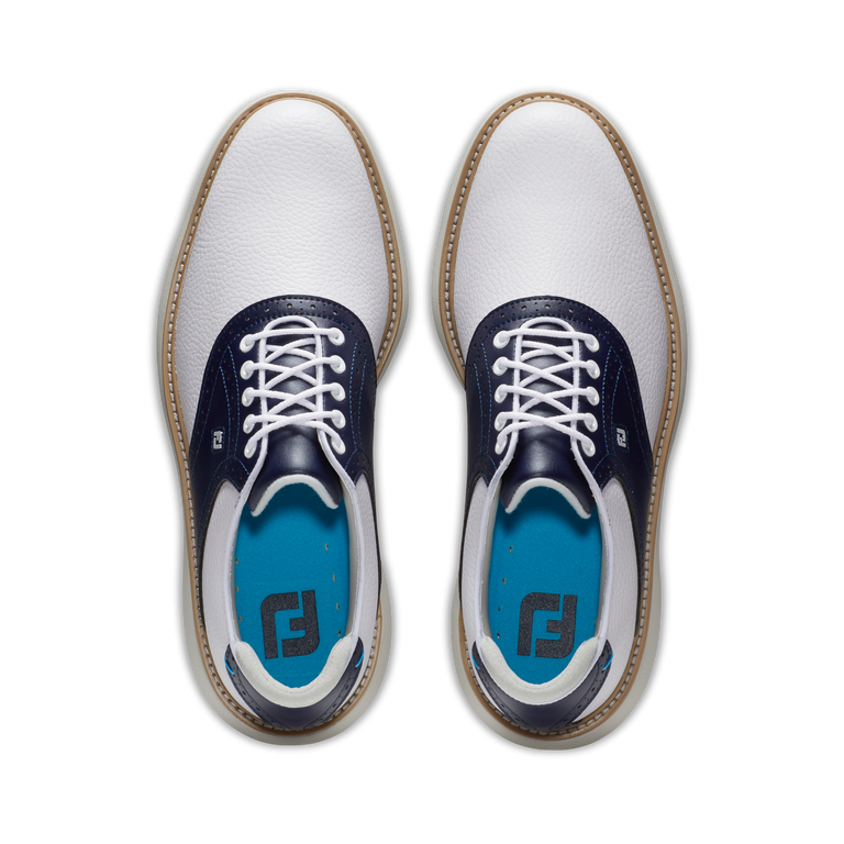 Zapatos Nuevo FootJoy TRADITIONS Blanco/Azul