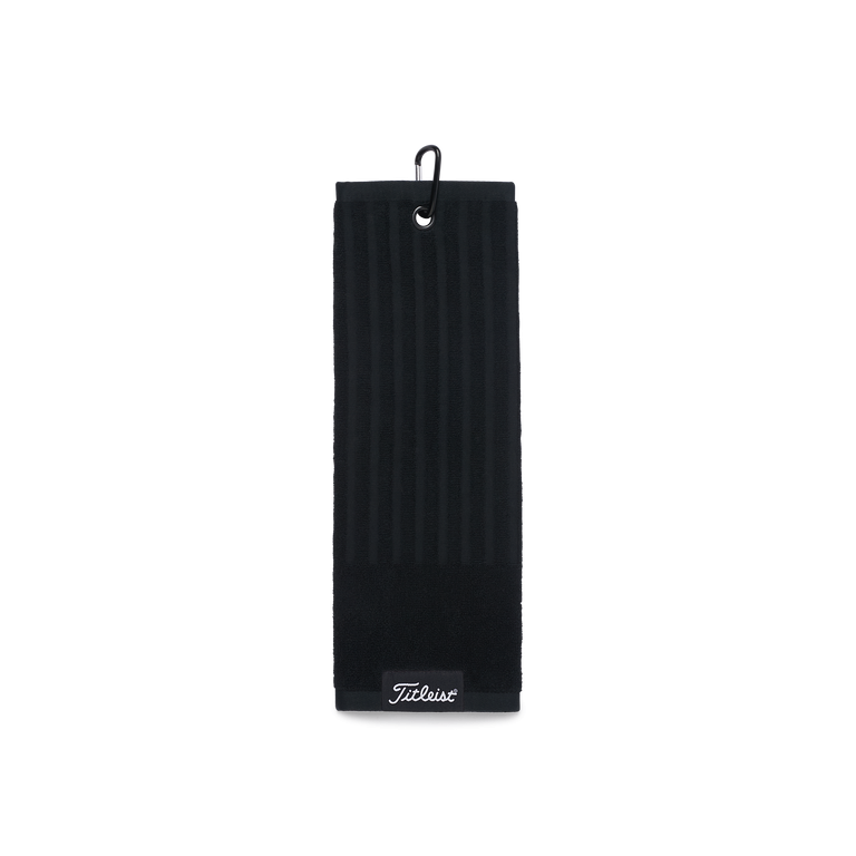 Toalla Titleist Trifold Negro100% algodón Players Trifold Cart