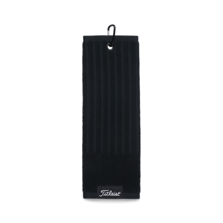 Toalla Titleist Trifold Negro100% algodón Players Trifold Cart