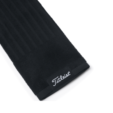 Toalla Titleist Trifold Negro100% algodón Players Trifold Cart