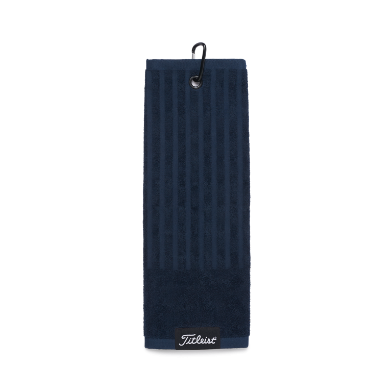 Toalla Titleist Trifold Navy100% algodón Players Trifold Cart