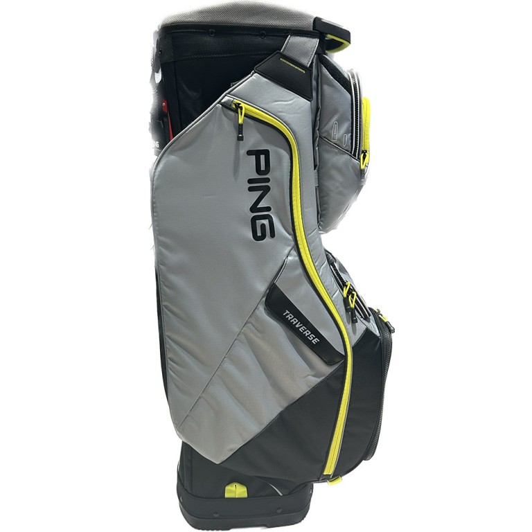 Bolsa Ping TRAVERSE 2024 Cart Bag Gris/Negro/Amarillo