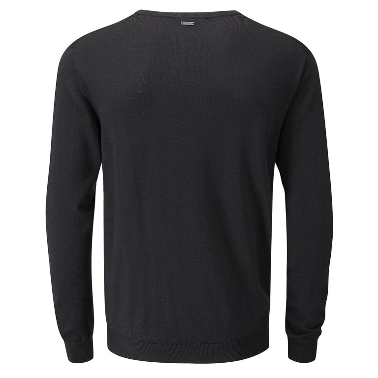 Jersey Ping Warren Lana Merino Negro