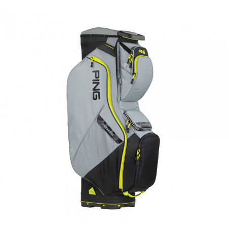 Bolsa Ping TRAVERSE 2023 Cart Bag Gris/Negro/Amarillo