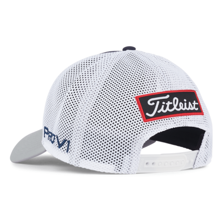 Gorra Titleist Tour Performance Mesh blanco/navy/gris