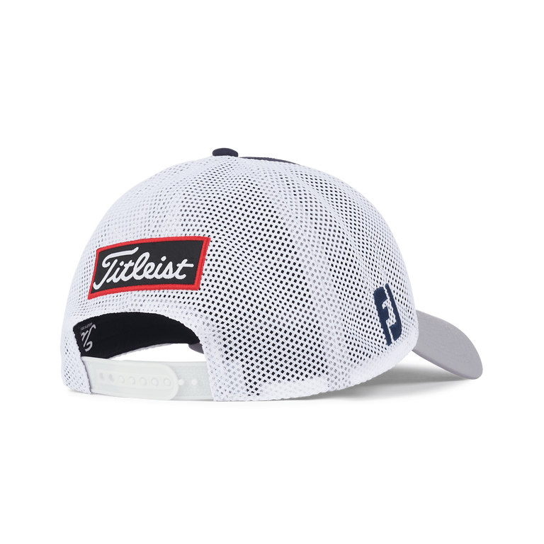 Gorra Titleist Tour Performance Mesh blanco/navy/gris