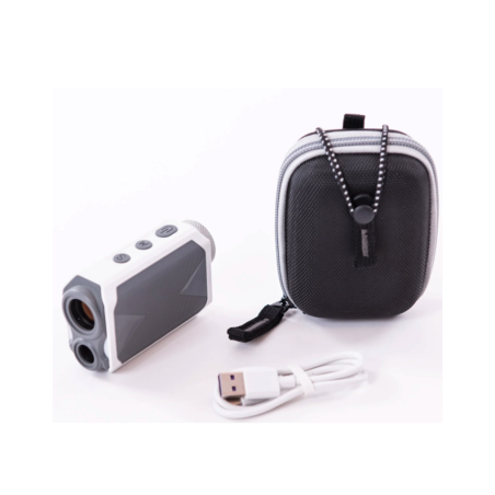 Medidor Láser MINI de Golf Telémetro Boston Compact Led Slope Edition Blanco/Gris