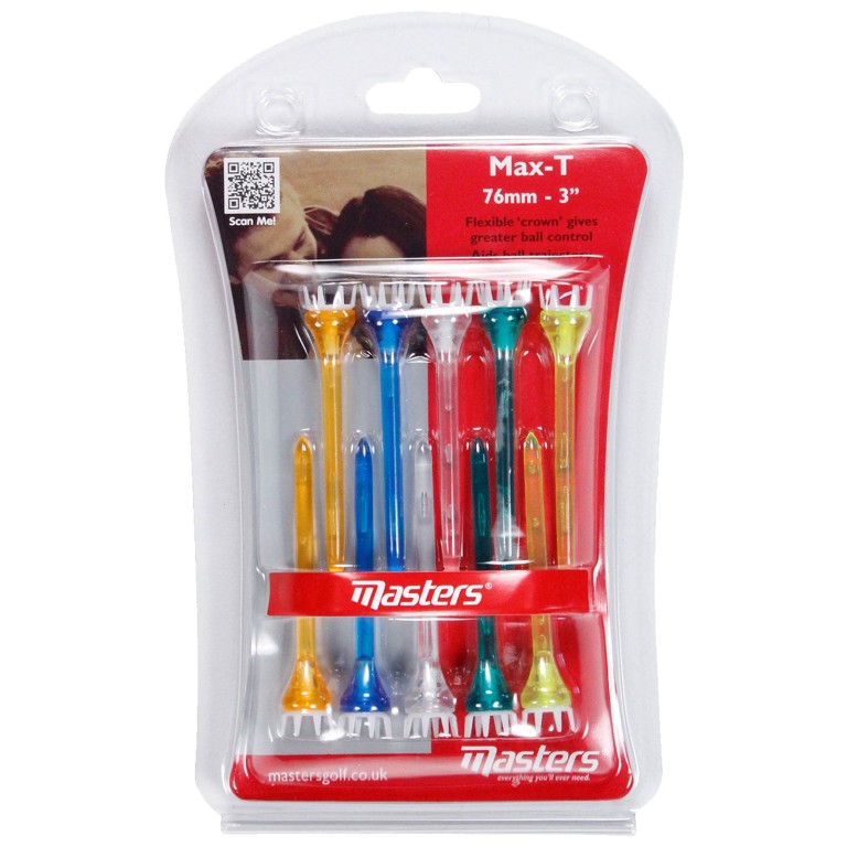 Tees plástico de golf Max-T de 76mm