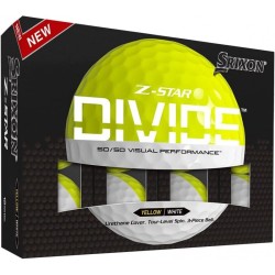 Bolas Srixon DIVIDE Blanco Amarillo