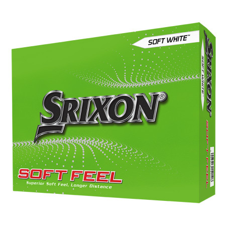 Bolas Srixon de Golf Soft Feel Blanca