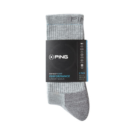 Calcetines Ping Tecnico Sensor Cool (pack 2 unidades) Gris