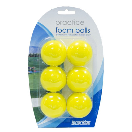 Bolas prácticas FOAM Amarillo x6