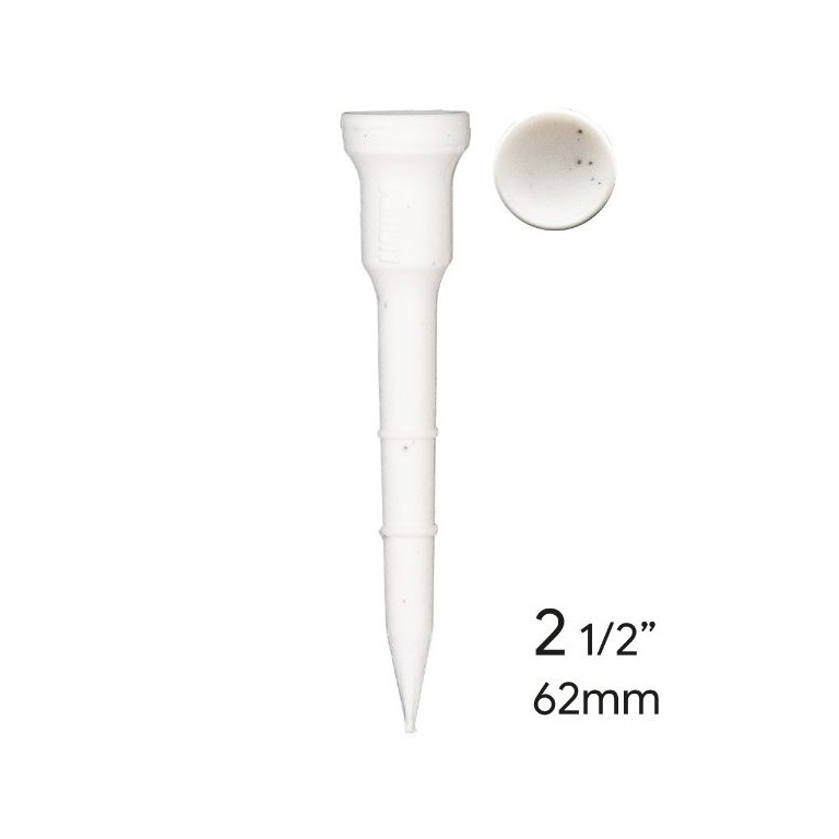 Lignum 62mm Classic Tees 16pk - White