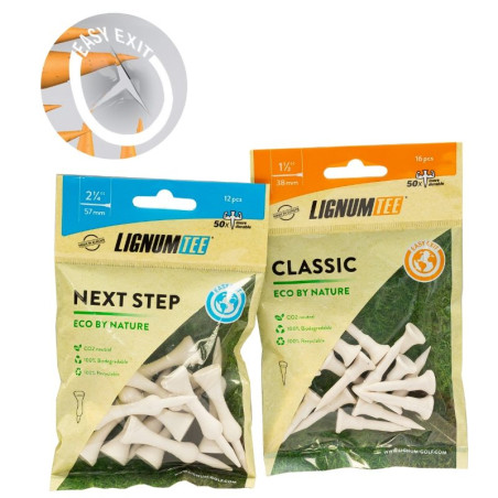Lignum 72mm Tees 12pk - Ecoline Sport White