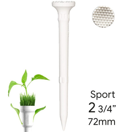 Lignum 72mm Tees 12pk - Ecoline Sport White