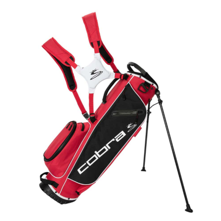Bolsa Cobra Golf Ultralight Sunday Negro/Rojo