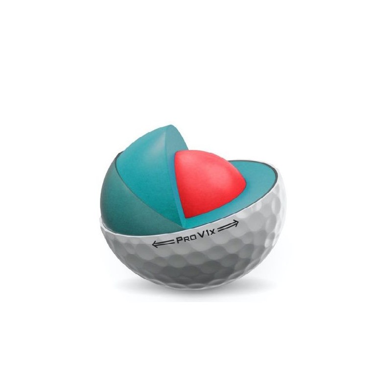 Bolas Titleist Pro V1x  RCT 2023-2024 (Caja de 3 bolas)