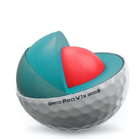 Bolas Titleist Pro V1x  RCT 2023-2024 (Caja de 3 bolas)