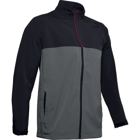 Chaqueta de Agua Under Armour Elements Rain Jacket-Black / Pitch Gray / Pitch Gray