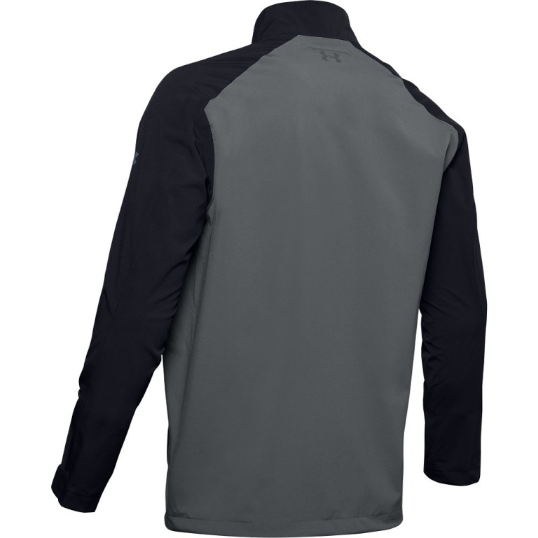 Chaqueta de Agua Under Armour Elements Rain Jacket-Black / Pitch Gray / Pitch Gray