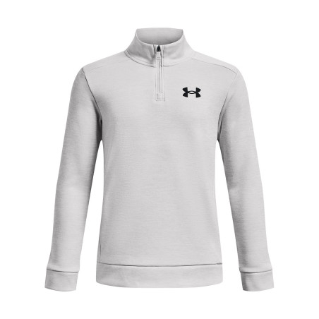 Midlayer Under Armour Junior UA Armour Fleece 1/4 Zip - Halo Gray / / Black