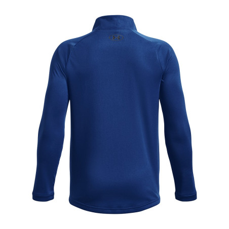 Midlayer Under Armour Junior Técnico Tech 2.0 1/2 Zip-Blue Mirage / / Black