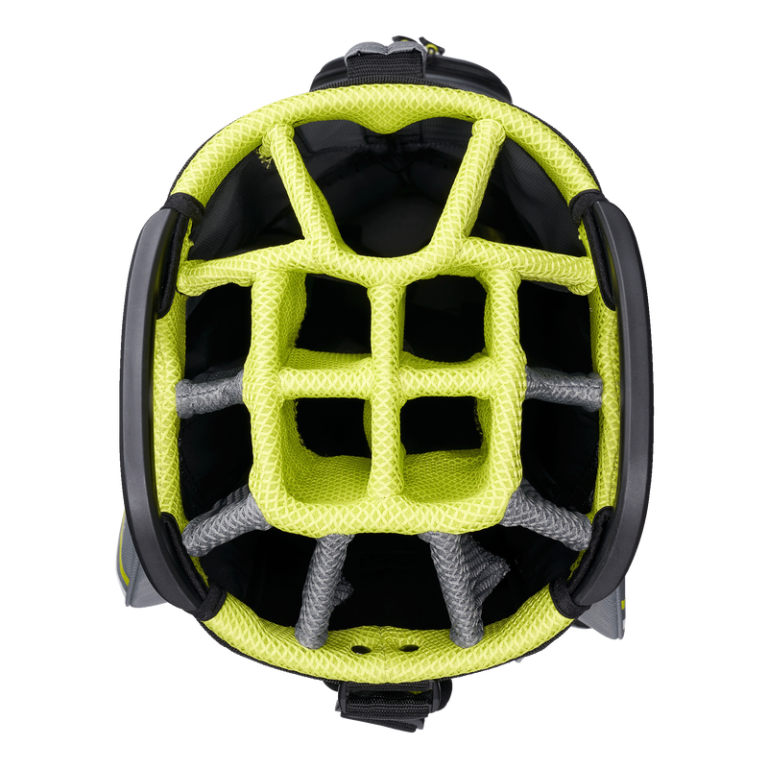 Bolsa Callaway CHEV 14+ Cart Bag Charcoal - Flo Yellow