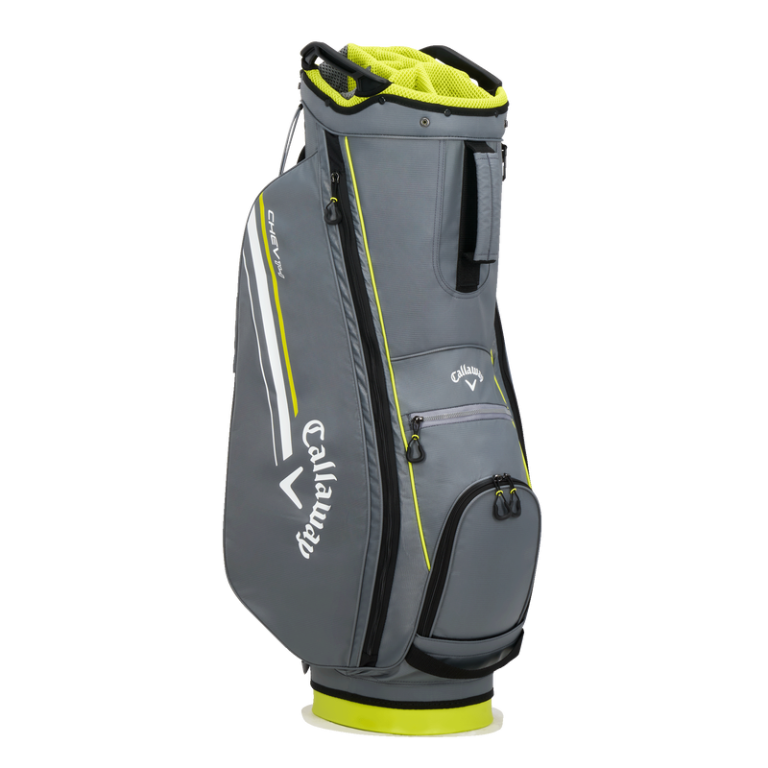 Bolsa Callaway CHEV 14+ Cart Bag Charcoal - Flo Yellow