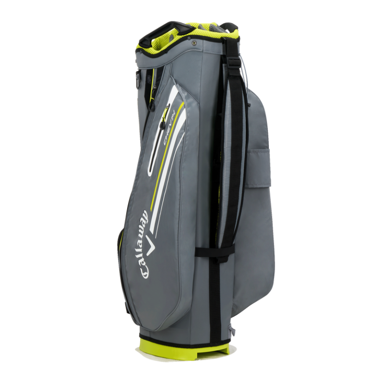 Bolsa Callaway CHEV 14+ Cart Bag Charcoal - Flo Yellow