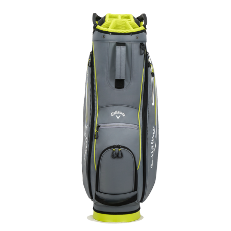 Bolsa Callaway CHEV 14+ Cart Bag Charcoal - Flo Yellow