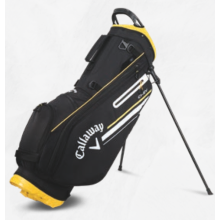 Bolsa Callaway CHEV Stand Bag Black - GoldenRod