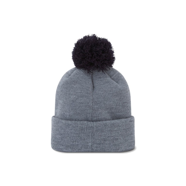 Gorro invierno Footjoy Fj Solid Pom Pom gris