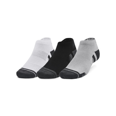 Calcetines Under Armour UA Performance Techa 3pk gris/blanco/negro