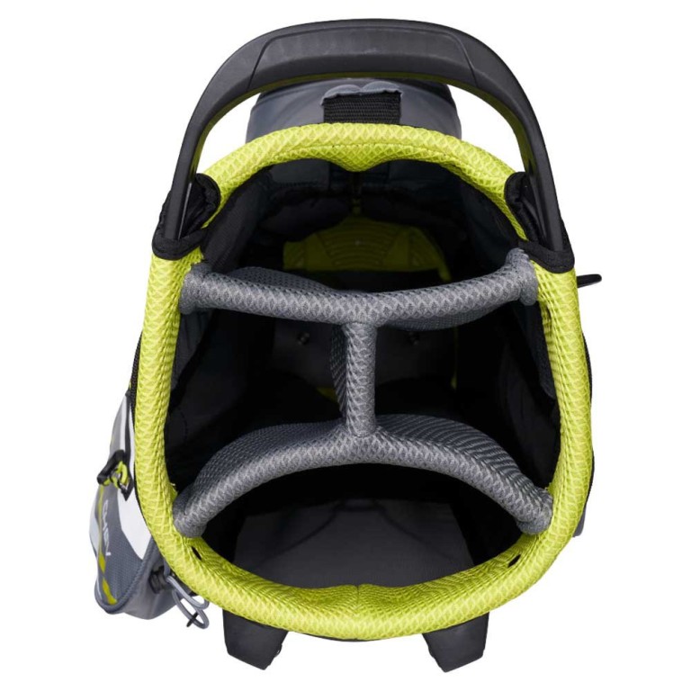 Bolsa Callaway CHEV Stand Bag Charcoal / Flo Yellow