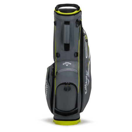 Bolsa Callaway CHEV Stand Bag Charcoal / Flo Yellow