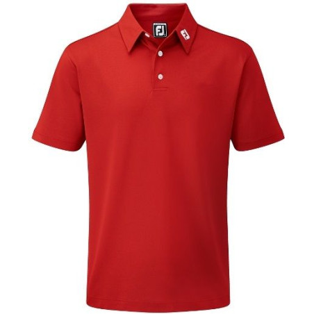 Polo FootJoy Pique SS Shirt Athletic Rojo