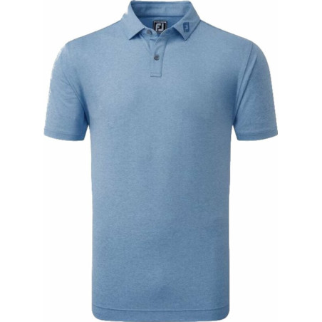 Polo FootJoy EU Heather Self Colla LT Blue Cobalt