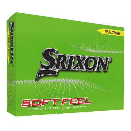 Bolas Srixon de Golf Soft Feel Amarilla