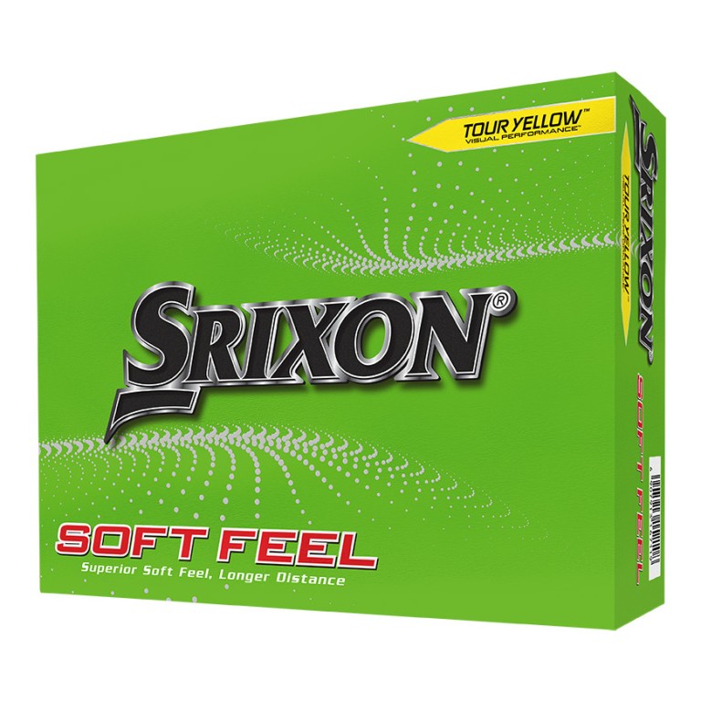 Bolas Srixon de Golf Soft Feel Amarilla