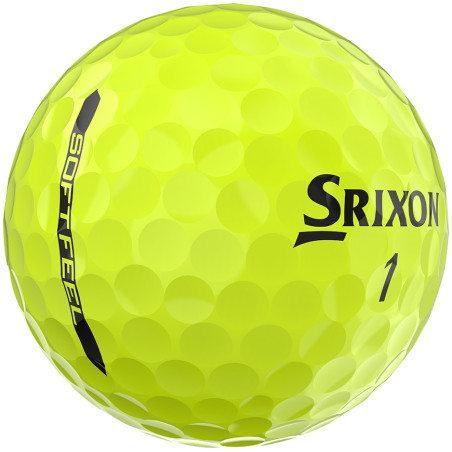Bolas Srixon de Golf Soft Feel Amarilla