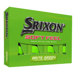 Bolas Srixon de Golf Soft Feel BRITE Verde