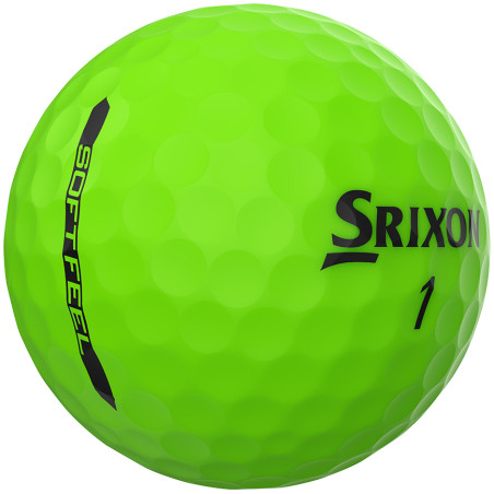 Bolas Srixon de Golf Soft Feel BRITE Verde