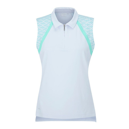 Polo Ping ANSIE White Aruba Blue Lady
