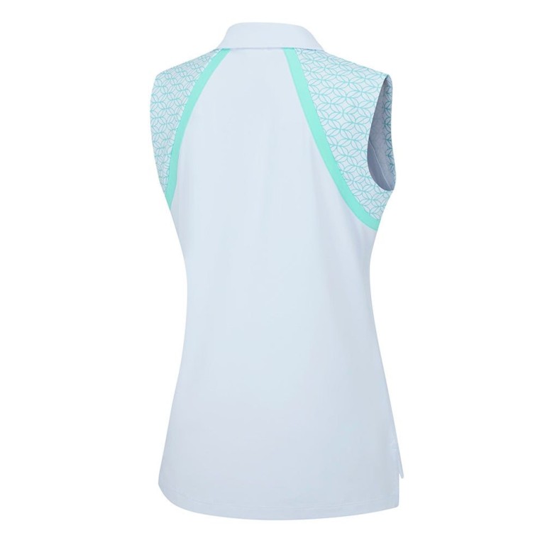 Polo Ping ANSIE White Aruba Blue Lady