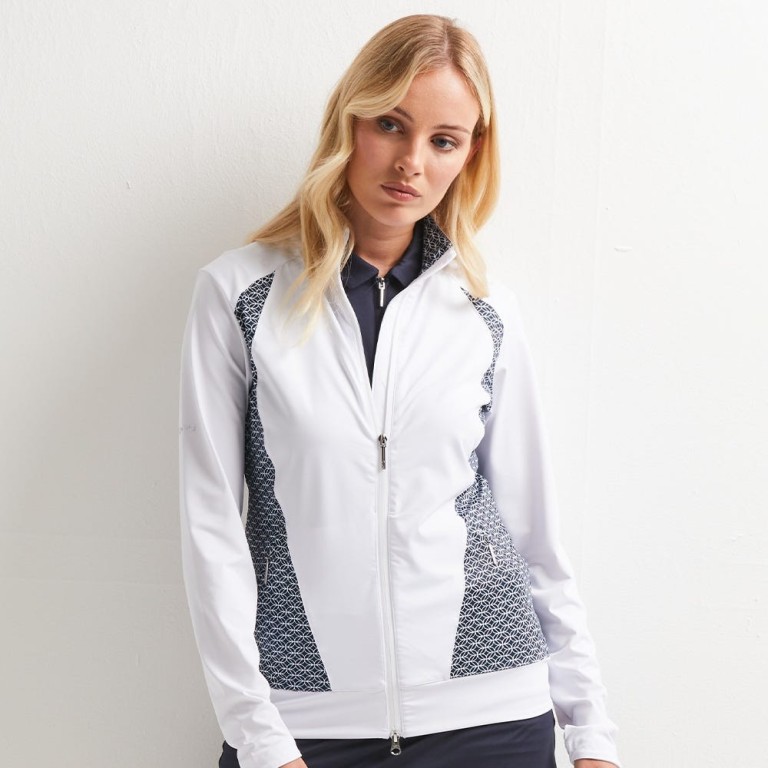 Midlayer Ping HARBY White Navy Lady