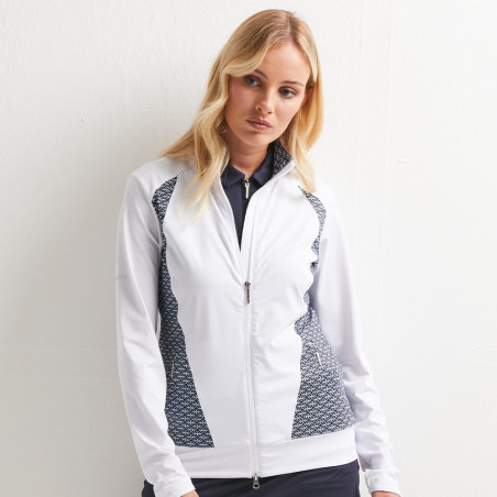 Midlayer Ping HARBY White Navy Lady