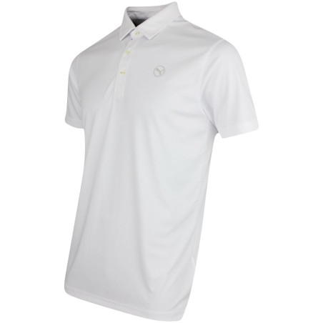 Polo Puma Golf Pure Solid Blanco