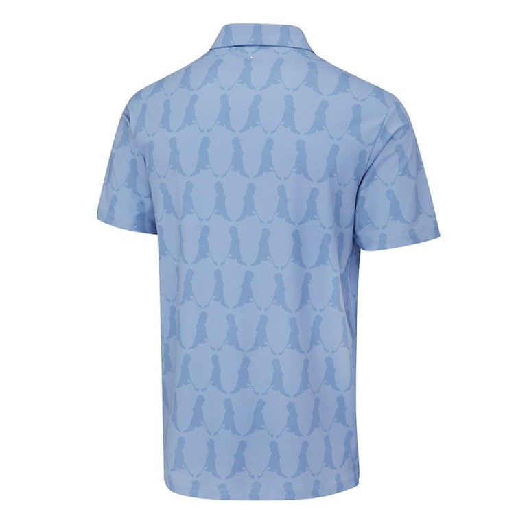 Polo Ping Mr Ping Printed Coronet Blue