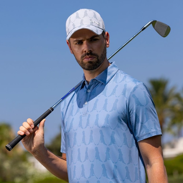 Polo Ping Mr Ping Printed Coronet Blue