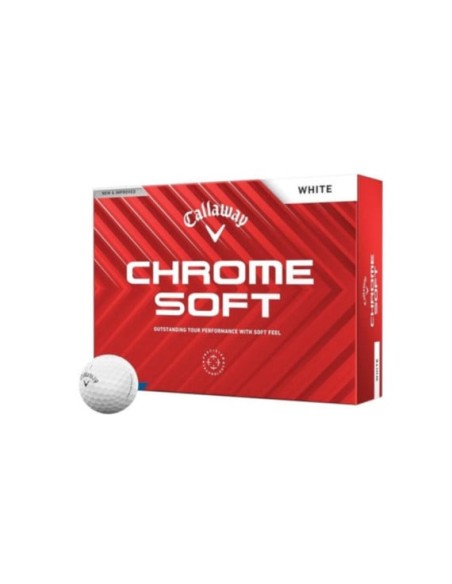 Bolas Callaway Chrome Soft Blanca